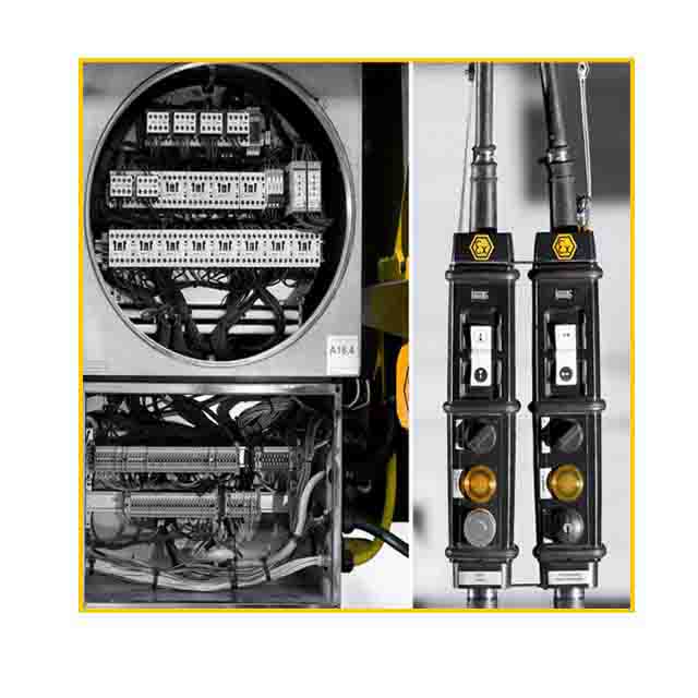 لوحة التحكم بالونش، كفة التحكم بالونش واتصال المكونات الكهربائية  فيرلاند - شتال 